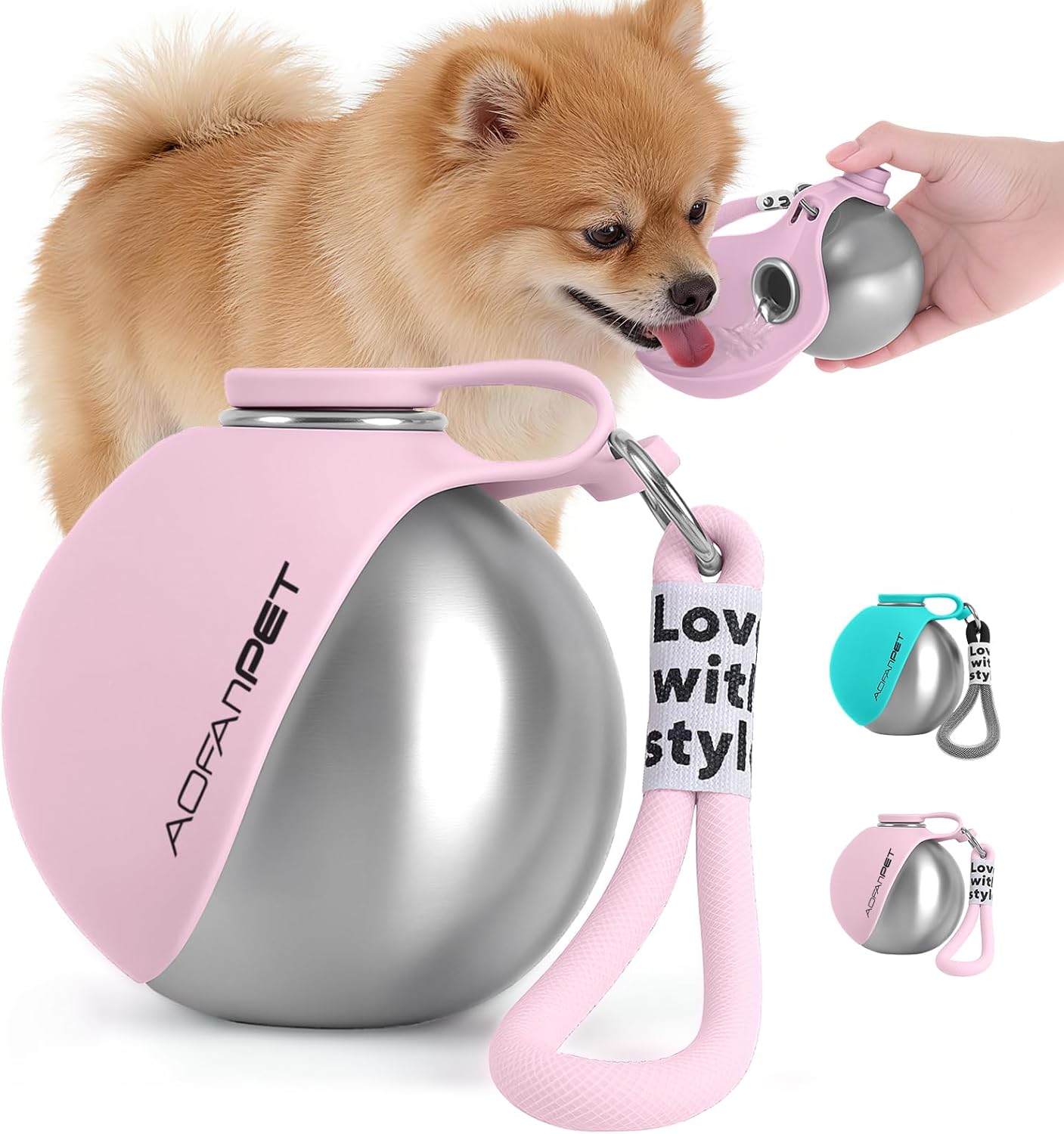 10oz Portable Dog Water Bottle