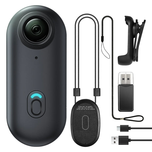 Pocket 4K Mini Camera Magnetic Wearable Cam with Waterproof Shell Wifi Bike Camera Friendly for Casual Cycling Vlog Home Use
