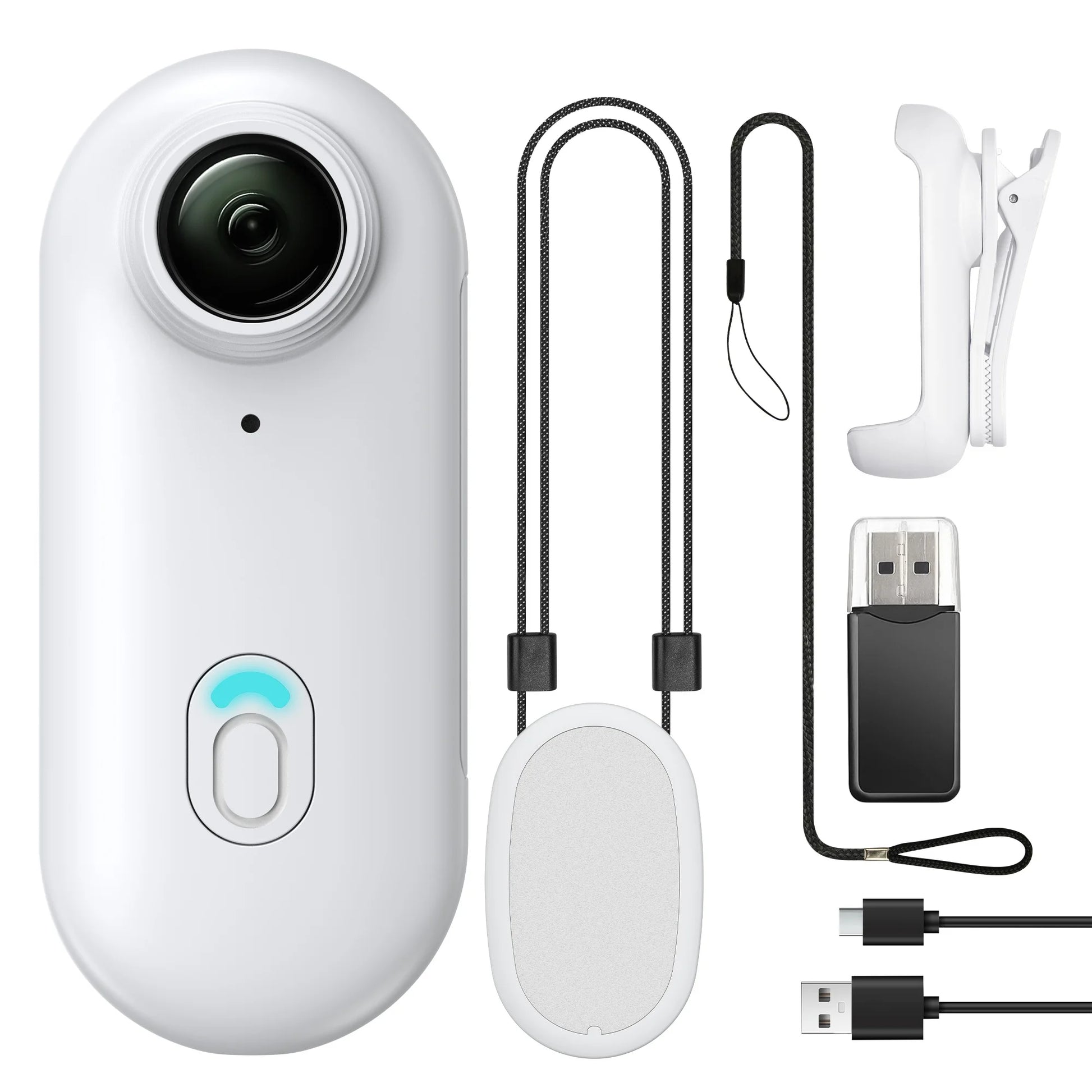 Pocket 4K Mini Camera Magnetic Wearable Cam with Waterproof Shell Wifi Bike Camera Friendly for Casual Cycling Vlog Home Use